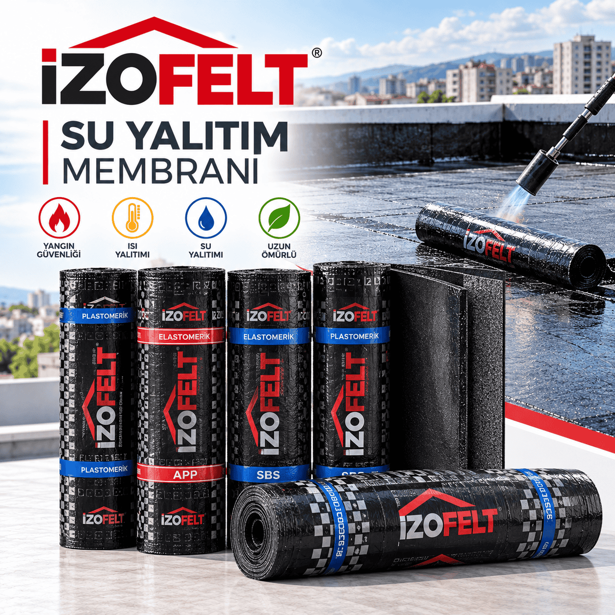İzofelt Su Yalıtım Membranı - İZOTEK Yapı Elazığ