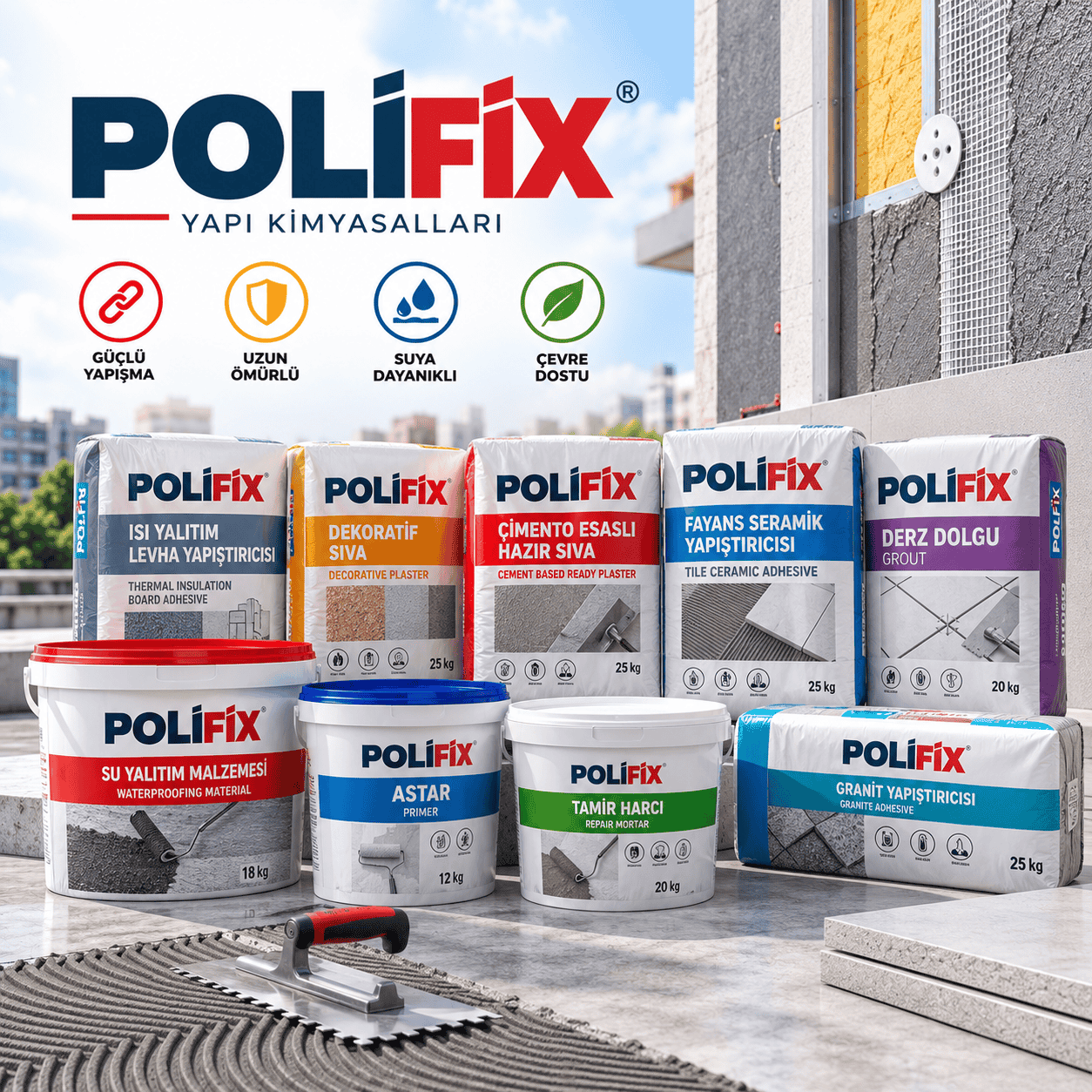 Polifix Yapı Kimyasalları - İZOTEK Yapı Elazığ