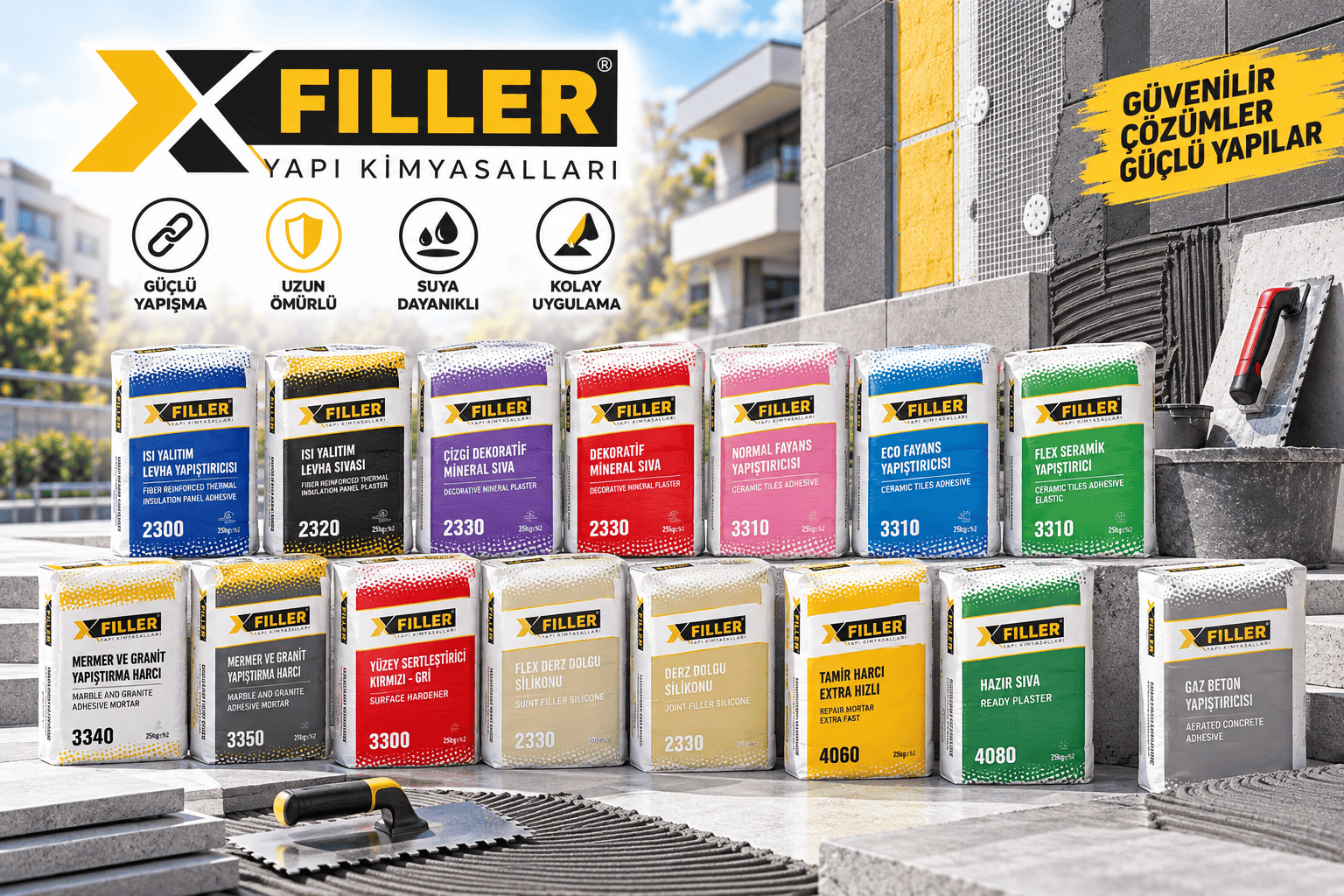 Xfiller Yapı Kimyasalları - İZOTEK Yapı Elazığ