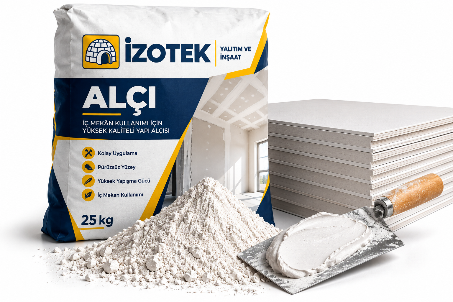 İZOTEK Yapı Elazığ Alçı ürünleri